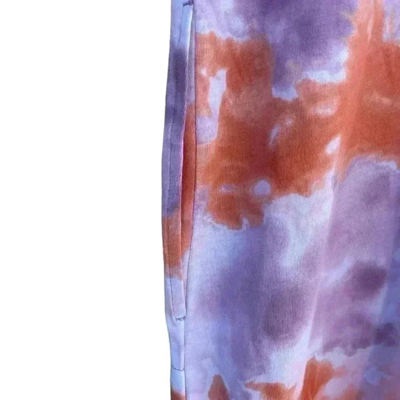 ANYBODY Cozy Knit Luxe T-Shirt Dress Purple Tie Dye size M gently used like new - Picture 7 of 9